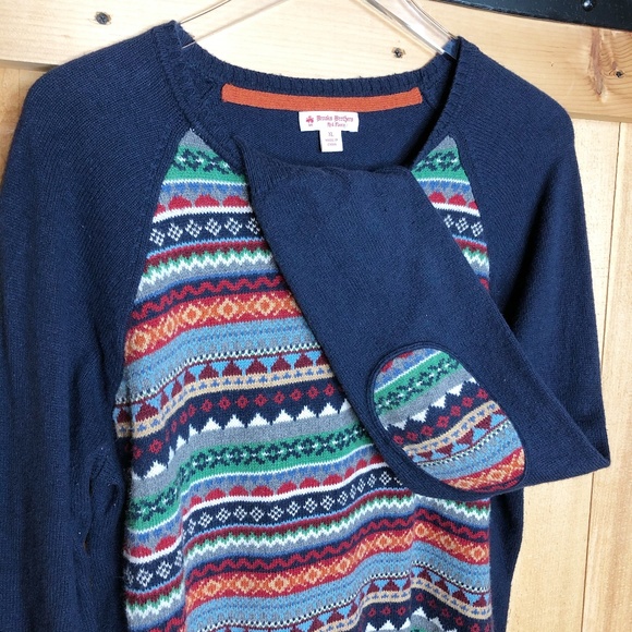 Brooks Brothers Sweaters - brooks brothers | multicolor patterned striped swe